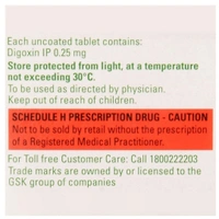 Rx LANOXIN(DIGOXIN) 0.25MG-1X10 TABLETS - 1X10 TABLETS