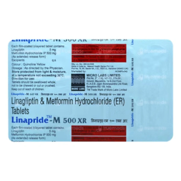 Rx LINAPRIDE M 500 XR-1X10 TABLETS - 1X10 TABLETS