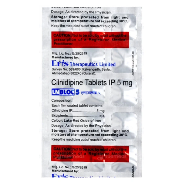 Rx LN BLOC 5-1X15 TABLETS - 1X15 TABLETS