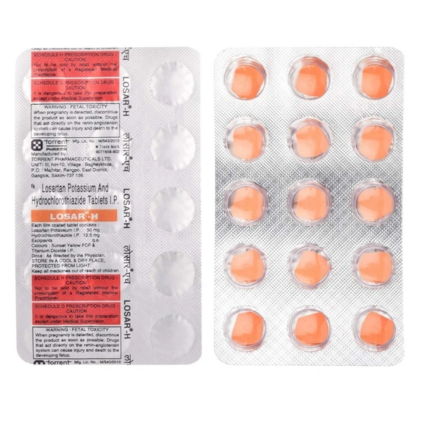 Rx LOSAR H-1X15 TABLETS - 1X15 TABLETS