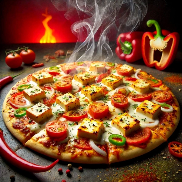 Paneer Veg Pizza - Medium