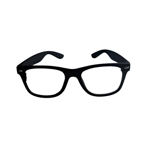 One Glass 3 Functions Round Shape wide frame Computer cum Day and Night wearing Glass for Men and Women