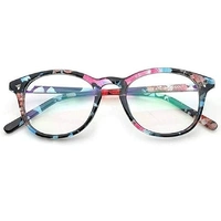 Round Shape Designer Zero Power Plain Glass for Women to protect eyes from dust, Insects etc.,