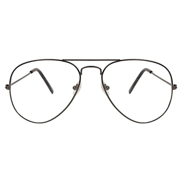 Aviator Design Zero Power Blue Rays Blocking Computer Glass for Men and Woemn