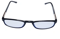 Blue Cut Reading Glasses Premium Quality Rectangular Shape Slim Frame Reading Glass for men and women - Free Size - +1.25