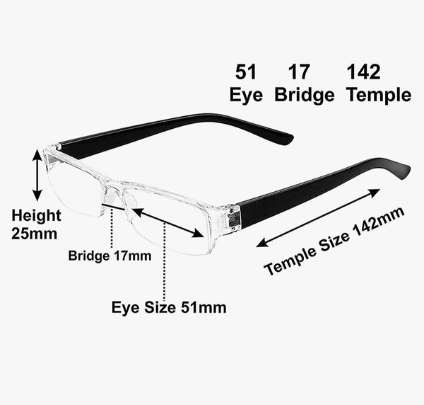 Compact Reading Glasses for men and women pack of 2
