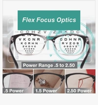 One Power Auto Focus Reading Glasses for Men and women. Clear Focus Auto Adjusting Optic, suitable for all those in need of Reading Power ranging from +0.50 to +2.50