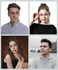 Pen type Reading Glasses for Men and Women in Assorted Colours - +1.25