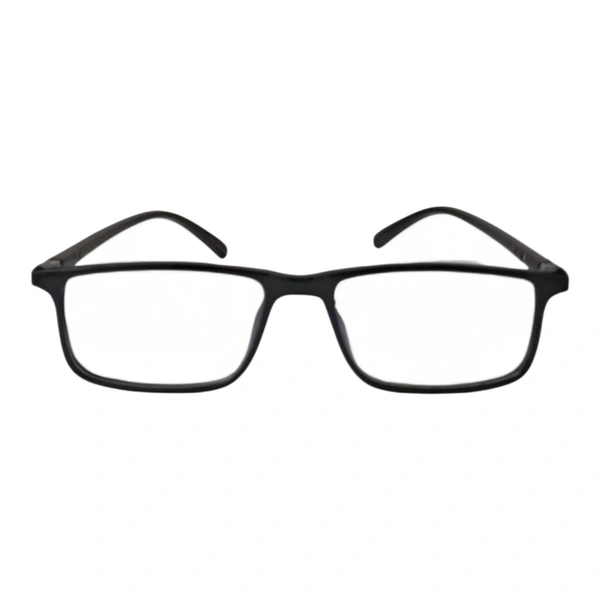Blue Cut Rectangular Light Weight Readon Reading Glass For Men and Women - +1.00