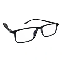Blue Cut Rectangular Light Weight Readon Reading Glass For Men and Women - +1.00