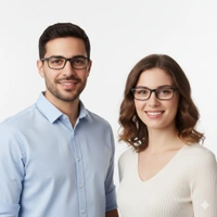 Blue Cut Rectangular Light Weight Readon Reading Glass For Men and Women - +2.25