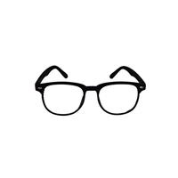 One Glass 3 Functions Round Shape Computer cum Day and Night wearing Glass for Men and Women