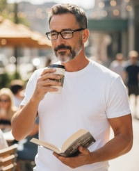 Rectangular Fine Slim Reading glass for both men and women - +1.00