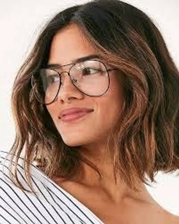 Aviator Design Zero Power Blue Rays Blocking Computer Glass for Men and Woemn