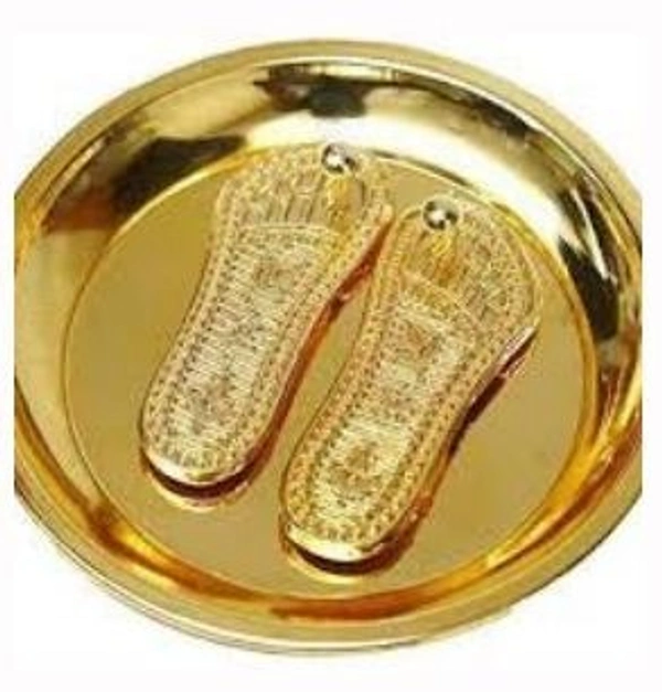 Charan plate (Brass) - Brass