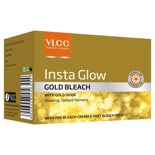 VLCC Natural Sciences Insta Glow Gold Bleach,402g - 402g