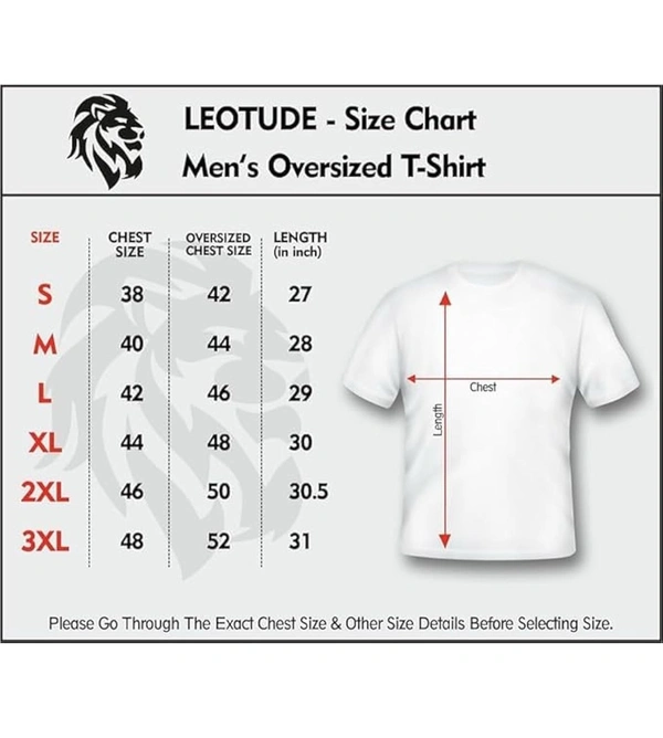 MORION LEOTUDE Men Polycotton Classy Look Dri-Fit Round Neck Half Sleeve Tshirt| Colorful Oversized Fit T-Shirt for Mans - Silver, M