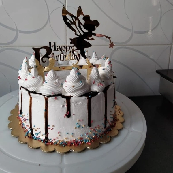 Customized Cream Cake  - 1 pound