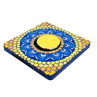 Single Tea Light Holder - Blue