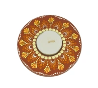 Single Tea Light Holder - Red