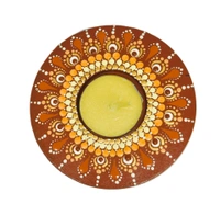 Single Tea Light Holder - Red