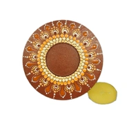 Single Tea Light Holder - Red