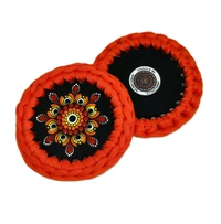 Coaster sets - Crochet  - Black Midnight Inkwells