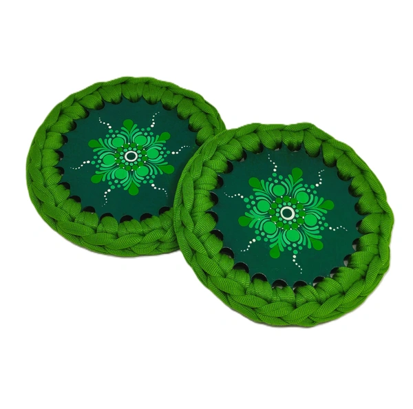 Coaster sets - Crochet  - Black Midnight Inkwells