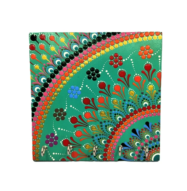 Key Hanger - Aqua Green