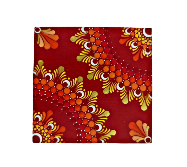 Coaster sets - Crimson Red