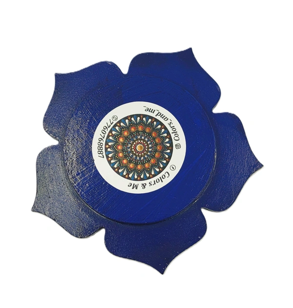 Single Tea Light Holder - Blue