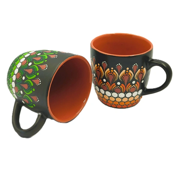 Tea Mugs - Matt Black