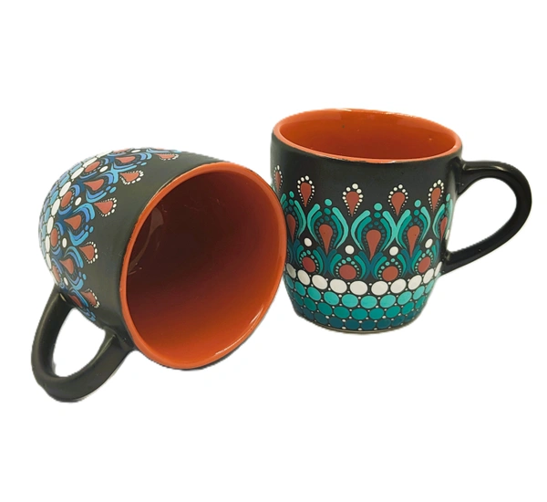 Tea Mugs - Matt Black