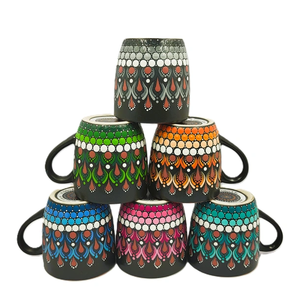 Tea Mugs - Matt Black