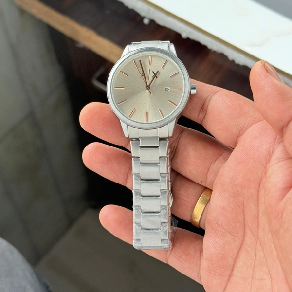 The CABA Elegant Dial Stainless Steel Analog Watch for Men & Women | Water Resistant, Date Display