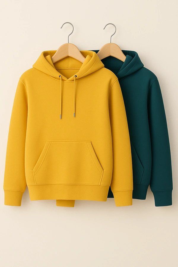 The Caba Cozy- Zaara Premium Winter Hoodie Collection for Pack Of 2 Men & Women | Classic Fleece Hoodies - XXL-44
