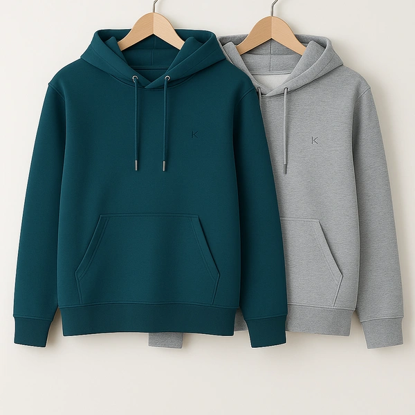 The Caba Cozy- Zaara Premium Winter Hoodie Collection for Pack Of 2 Men & Women | Classic Fleece Hoodies - XXL-44