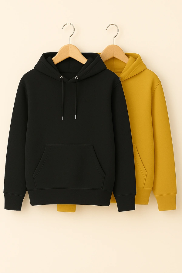 The Caba Cozy- Zaara Premium Winter Hoodie Collection for Pack Of 2 Men & Women | Classic Fleece Hoodies - XXL-44