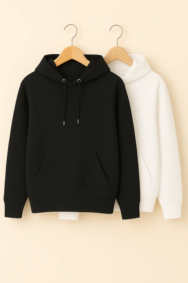 The Caba Cozy- Zaara Premium Winter Hoodie Collection for Pack Of 2 Men & Women | Classic Fleece Hoodies - XXL-44