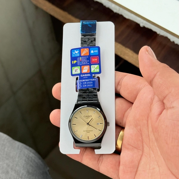 The CABA Elegant Dial Stainless Steel Analog Watch for Men & Women | Water Resistant, Date Display