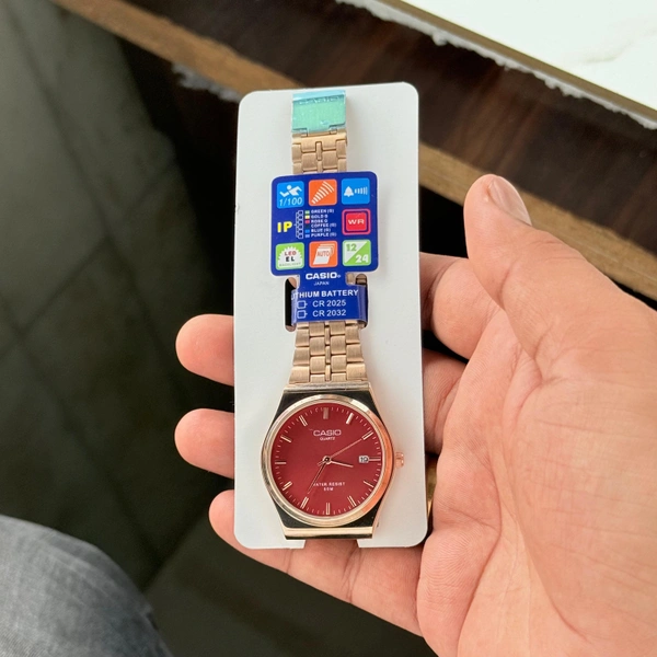 The CABA Elegant Dial Stainless Steel Analog Watch for Men & Women | Water Resistant, Date Display