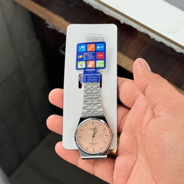 The CABA Elegant Dial Stainless Steel Analog Watch for Men & Women | Water Resistant, Date Display