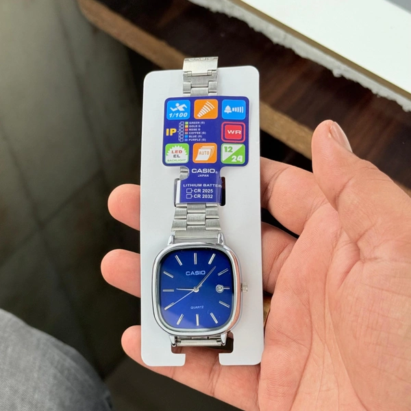 The CABA Elegant Dial Stainless Steel Analog Watch for Men & Women | Water Resistant, Date Display