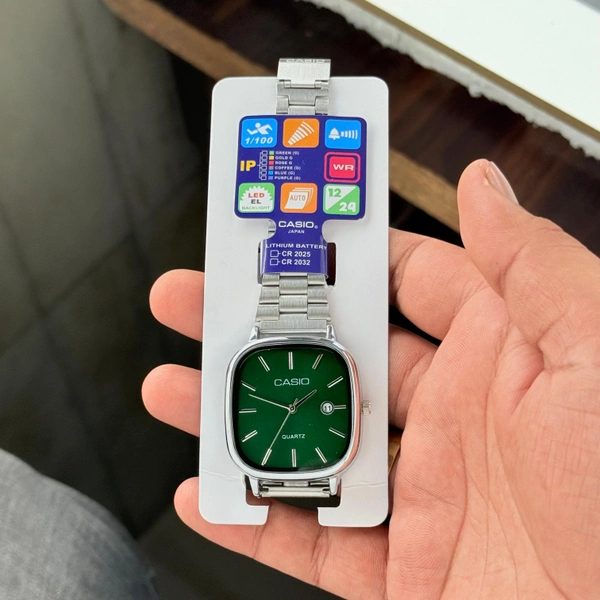 The CABA Elegant Dial Stainless Steel Analog Watch for Men & Women | Water Resistant, Date Display