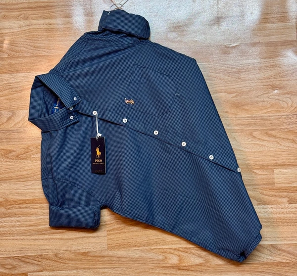 The Caba RL POLO Shirt Regular fit  Checkd Formal Shirt - XXL-44