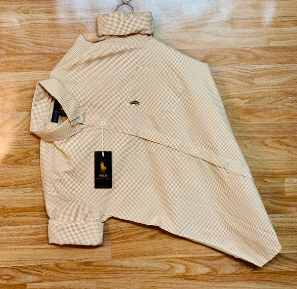 The Caba RL POLO Shirt Regular fit  Checkd Formal Shirt - L-40