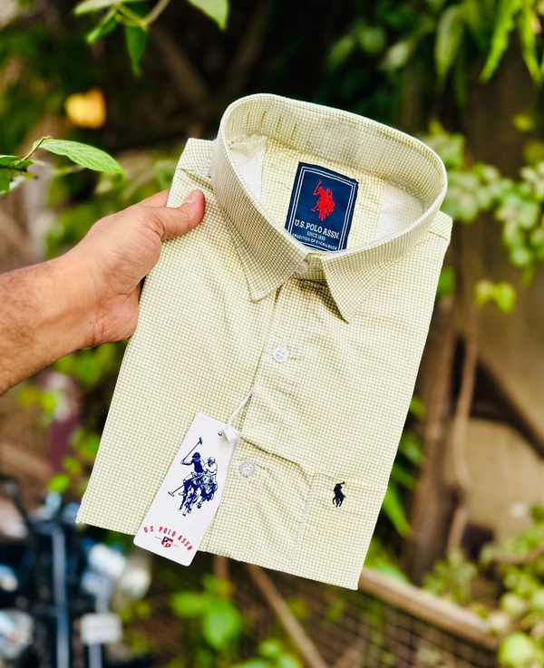 The Caba RL POLO Shirt Regular fit  Checkd Formal Shirt - XL-42