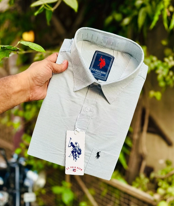 The Caba RL POLO Shirt Regular fit  Checkd Formal Shirt - M-38