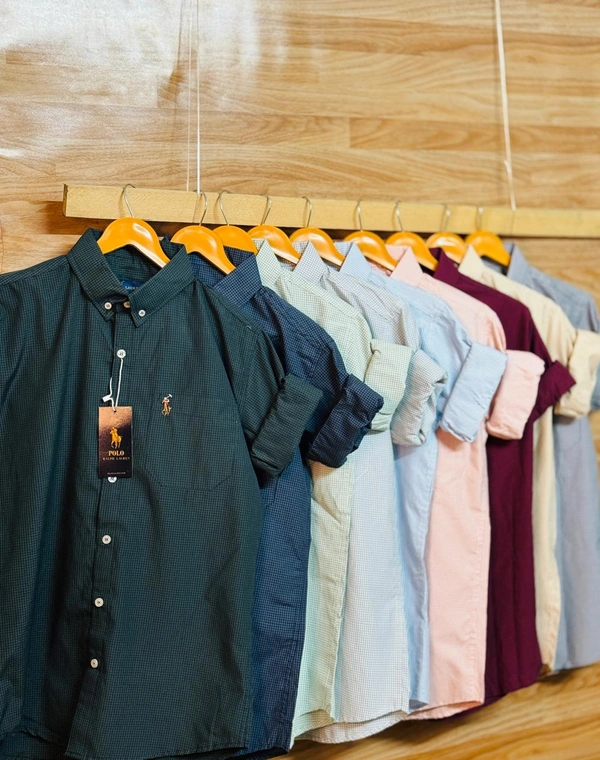 The Caba RL POLO Shirt Regular fit  Checkd Formal Shirt - XL-42