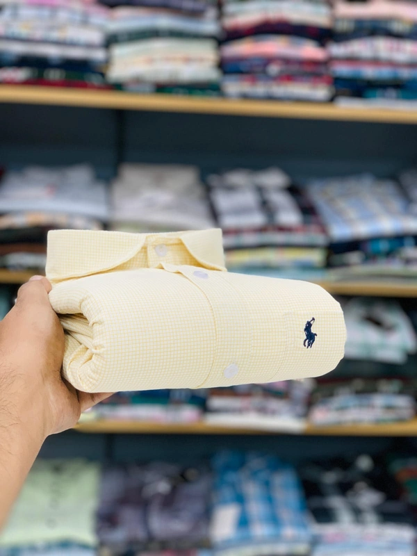 The Caba RL POLO Shirt Regular fit  Checkd Formal Shirt - L-40